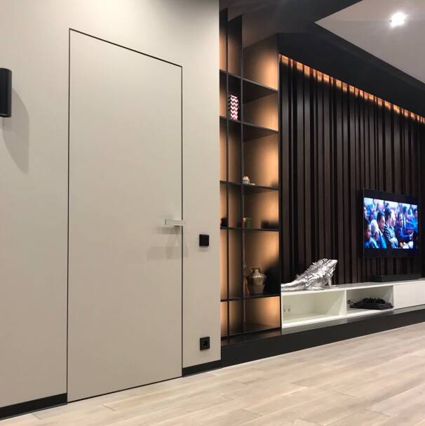 Photo Concealed installation doors